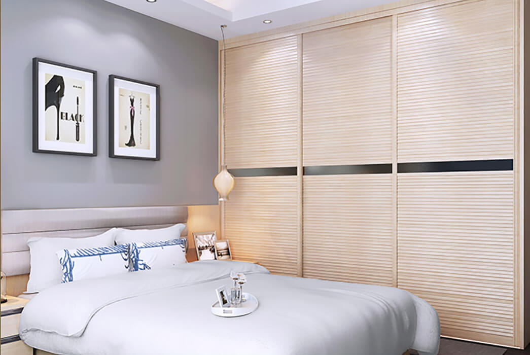 Latest solid wood wardrobes modular factory study-3