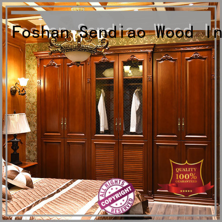 Wood Wardrobe Cabinet Wooden Cabinet For Clothes Sendiao Furniture